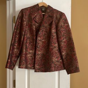 Womenswear paisley blazer